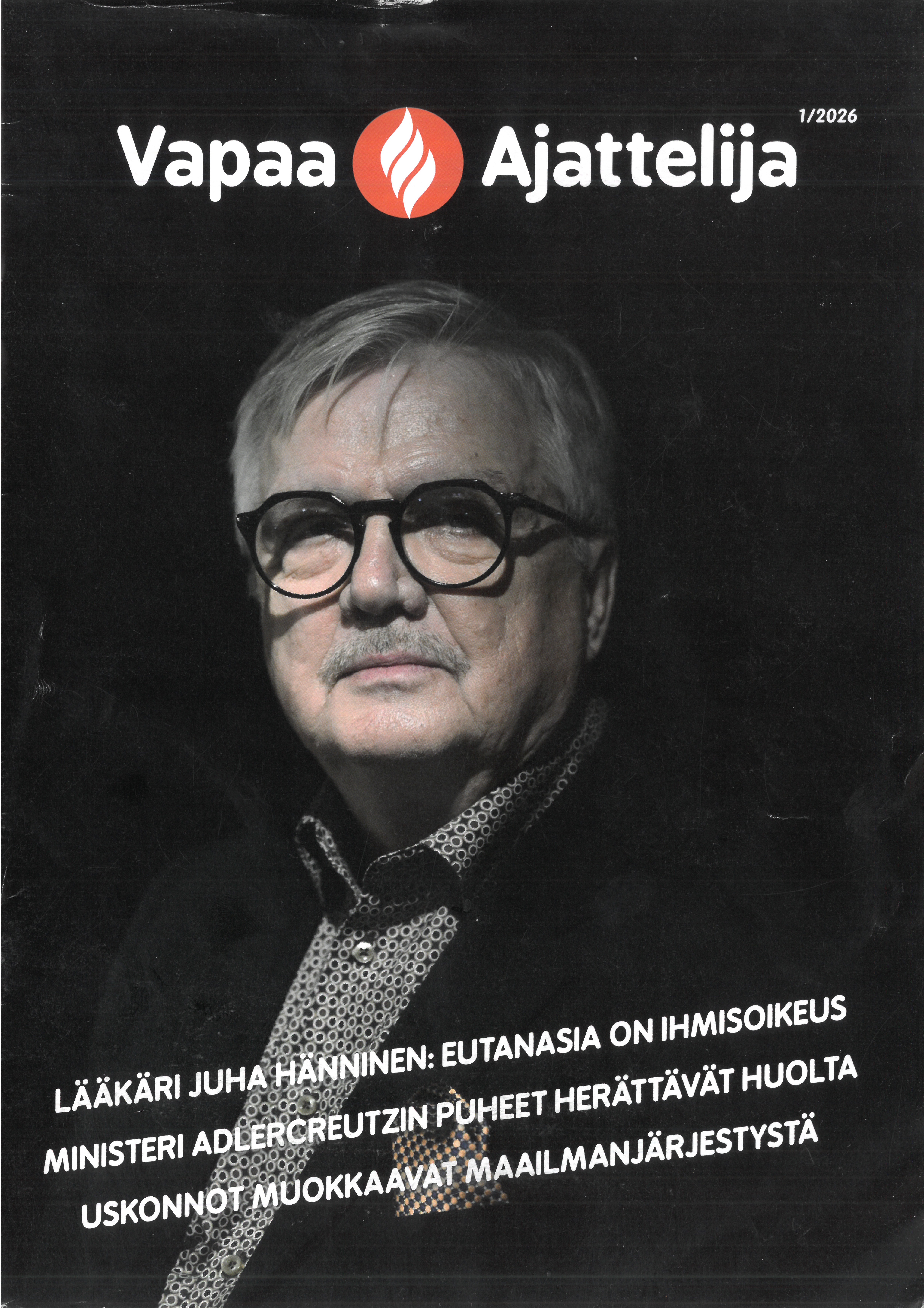Kansi Vapaa Ajattelija 1/2026